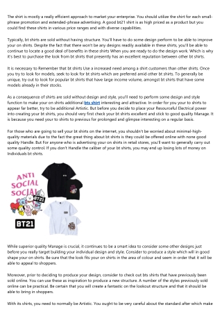 What the Heck Is bt21 shirts?