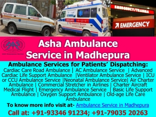 Transfer your baby under Safe-ICU Care Ambulance Service in Madhepura | ASHA