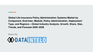 Life Insurance Policy Administration Systems Market