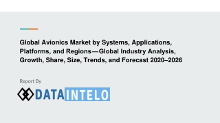 Avionics Market by Systems, Applications, Platforms, and Regions — Global Industry Analysis, Growth, Share, Size, Trends