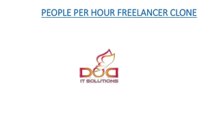 PEOPLE PER HOUR FREELANCER CLONE | DOD IT SOLUTIONS