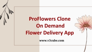 ProFlowers Clone On Demand Flower Delivery App