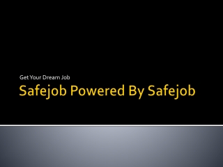 Safejob- Career Test