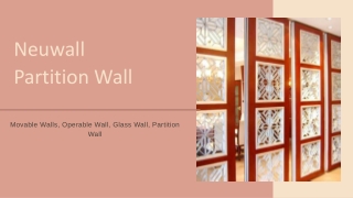 Movable Frameless Glass Partition Wall