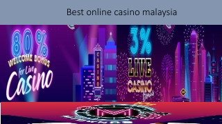 Best online casino malaysia