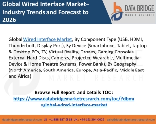 Wired interface market