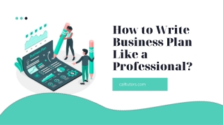 How to Write Business Plan Like A Professional
