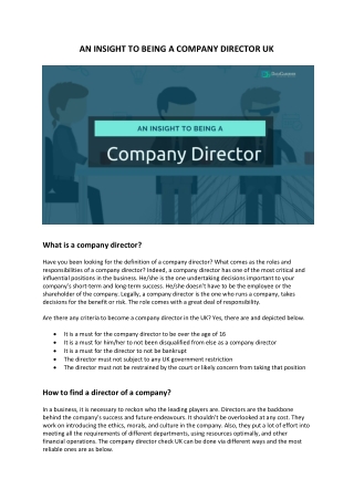 Get Company Director Information with DataGardener