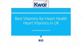 Best Vitamins for Heart Health | Heart Vitamins in UK – Kwai