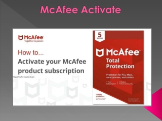 McAfee.com/Activate - Download & Redeem McAfee Retail Card