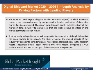 Digital Shipyard Market Study by Competitive Analysis and Future Prospects to 2026