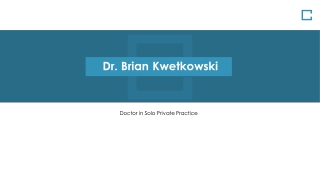 Dr. Brian Kwetkowski - Worked at Hillside Family Medicine