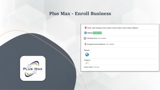 Plus Max - Enroll Business