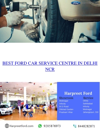 Best Ford Car Service Centre in Delhi NCR