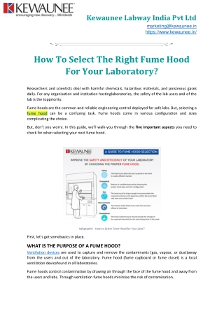 Fume Hood