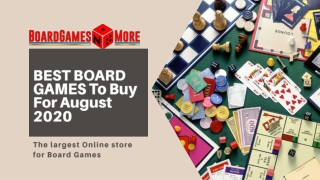 Best Board Games to Buy for August 2020