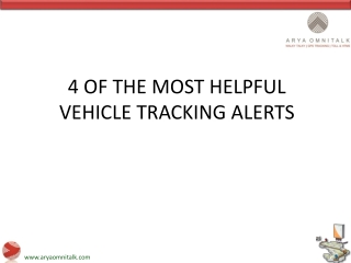 4 of the Most Helpful Vehicle Tracking Alerts