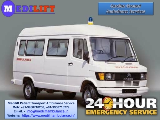 Get Medilift Ambulance Services in Jamshedpur and Hazaribagh for ICU Patient Transportation