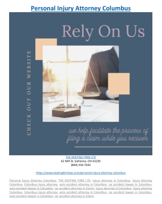 Personal Injury Attorney Columbus