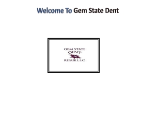 Paintless Dent Removal Boise, Idaho - Gem State Dent