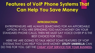 Features of VoIP Phone Systems That Can Help You Save Money