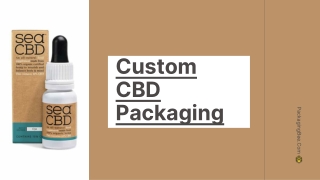Type of Custom CBD Boxes