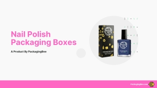 Nail Polish Packaging Boxes