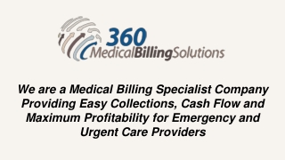 Emergency Physicians Billing Services in California