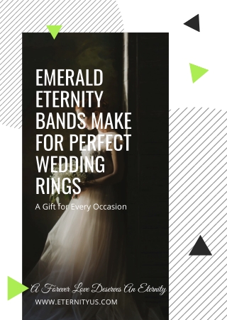 Emerald Eternity Bands Make for Perfect Wedding Rings