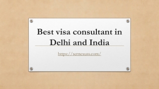 Best visa consultant in Delhi and India