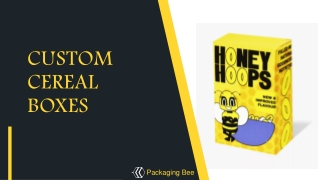 Custom Cereal Boxes - Get promotion your cereal packaging