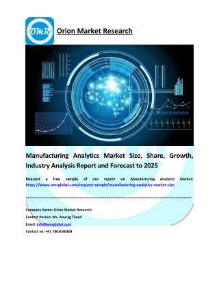 Manufacturing Analytics Market