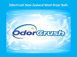 OdorCrush New Zealand Wool Dryer Balls