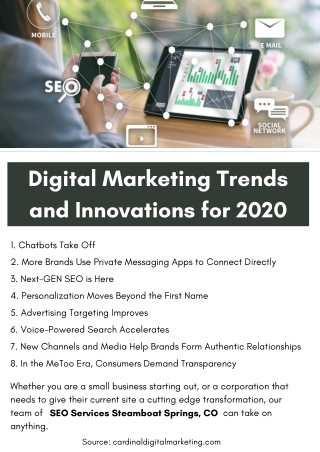 Digital Marketing Trends and Innovations for 2020