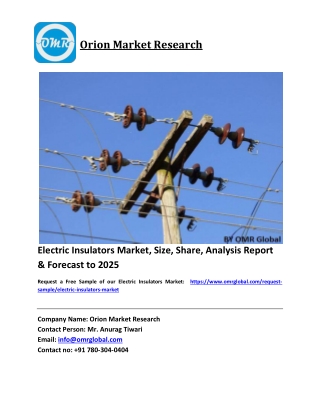 Electric Insulators Market Size, Industry Trends, Share and Forecast 2019-2025