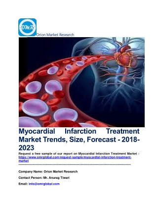 Myocardial Infarction Treatment Market Trends, Size, Forecast - 2018-2023