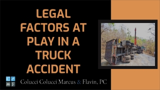 Legal Factors At Play In A Truck Accident