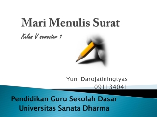 materi surat kelas V semester 1