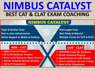 Nimbus Catalyst the Best CAT & CLAT Exam Coaching Institute in Chandigarh