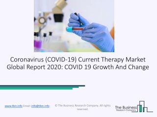 Coronavirus (COVID-19) Current Therapy Market Industry Trends And Emerging Opportunities Till 2030