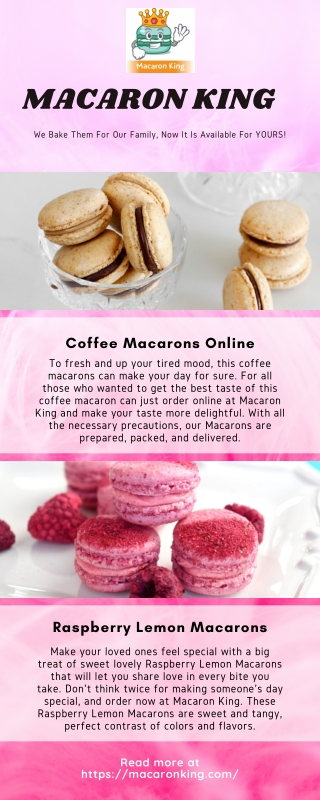 Raspberry Lemon Macarons