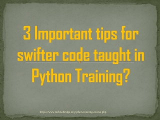 3 Important Tips in Python for a Beginner