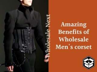 Amazing Benefits of Wholesale Men's corset