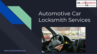 Automotive Locksmith Services