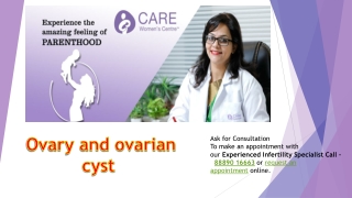 Ovary and ovarian cyst