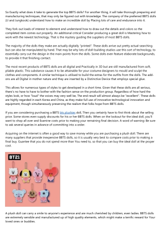 9 Signs You Sell bts barbie dolls for a Living