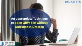 An appropriate Technique to open QBW File without QuickBooks Desktop