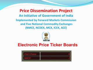 Electronic Price Ticker Boards