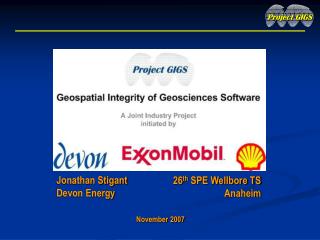 26 th SPE Wellbore TS Anaheim