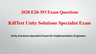 Real DELL EMC E20-393 Exam Questions V17.02 Killtest